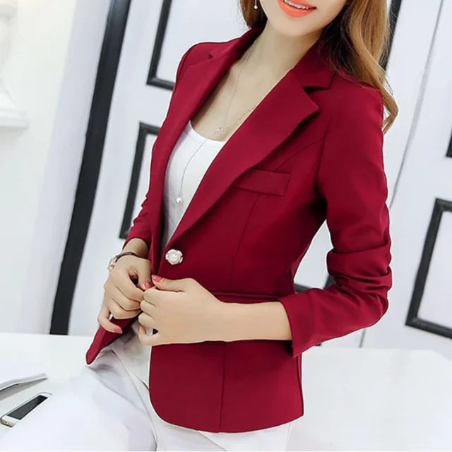 Blazer Feminino de Algodão Para o Inverno - Max