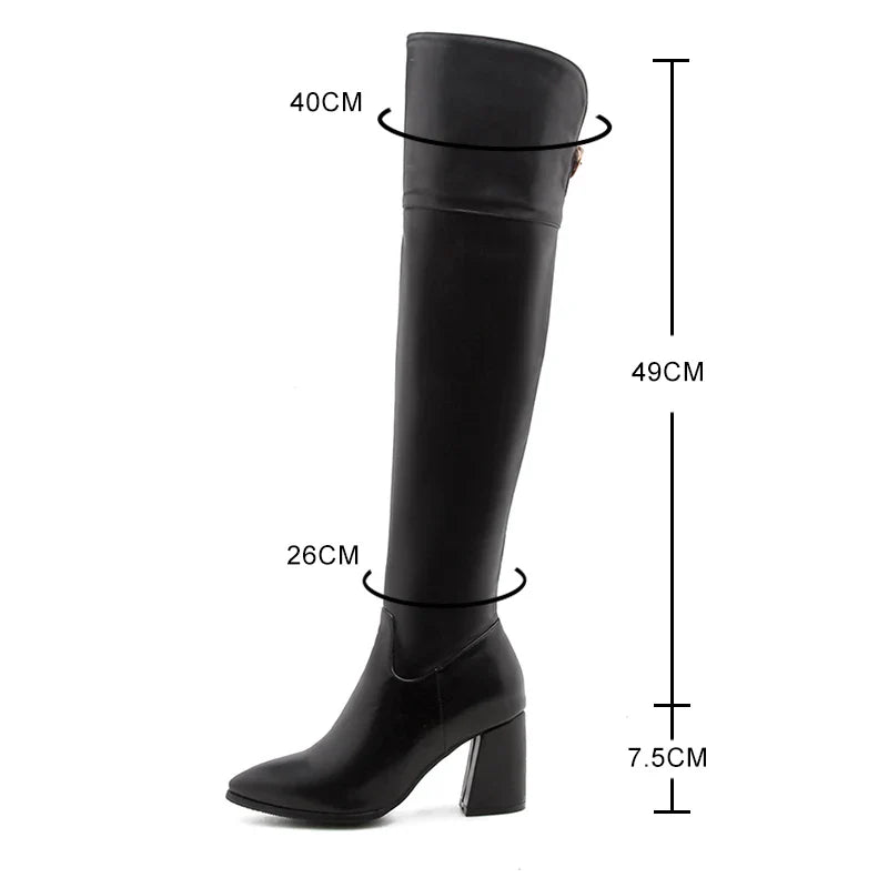 Bota Feminina de Inverno em Couro Legítimo - Zenith