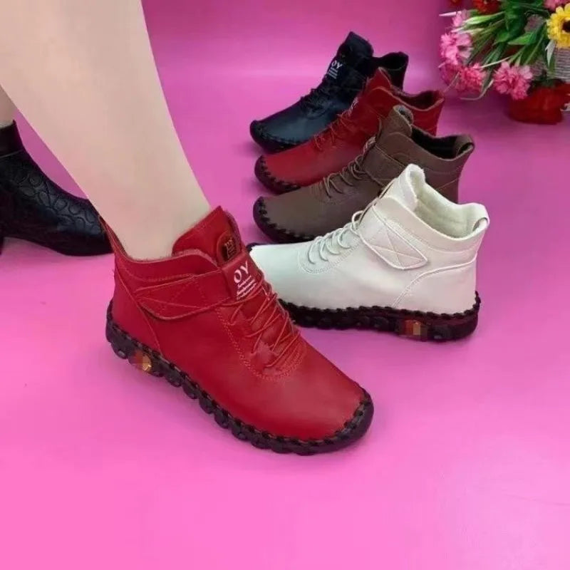 Bota Feminina de Inverno em Couro Legitimo - Morganna