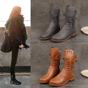 Bota Feminina de Inverno em Couro Legítimo - Aura