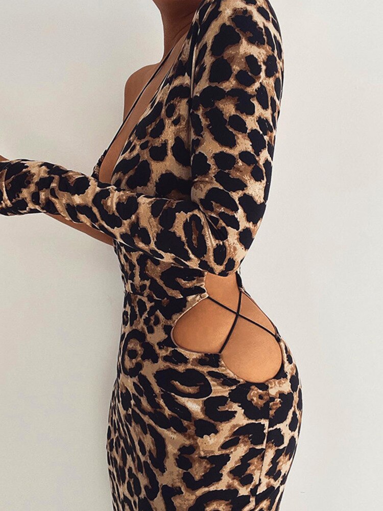 Vestido Feminino Leopardo Justinho - Leopad