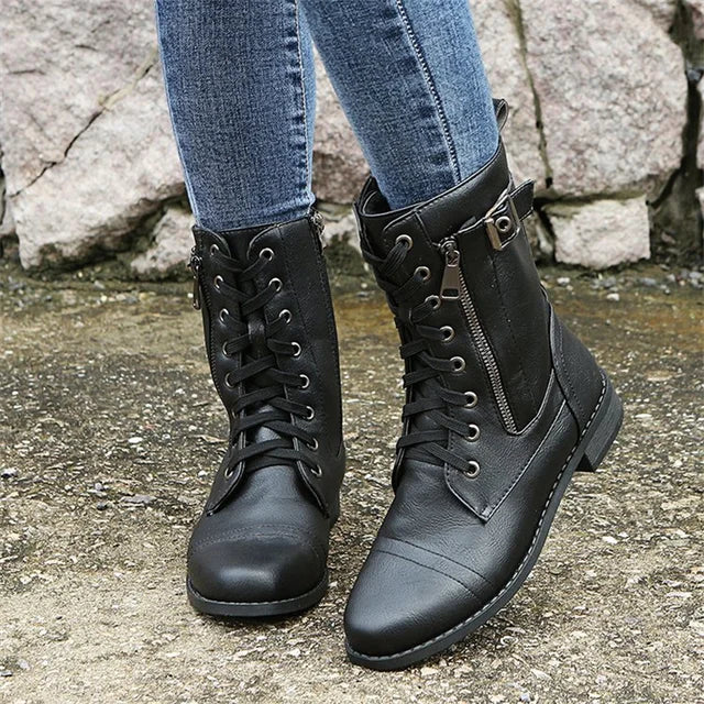 Bota Feminina de Inverno em Couro Legítimo - Vanguard