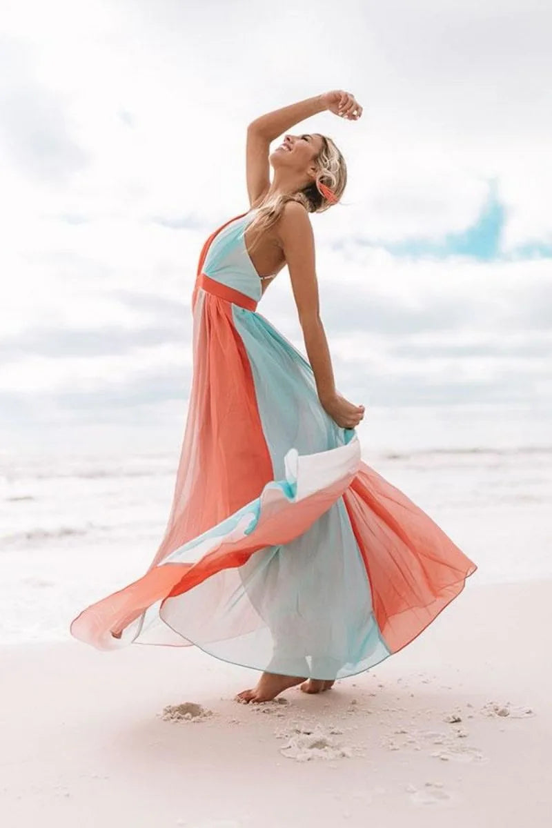 Vestido Feminino Longo Para o Verão - Lace Dress
