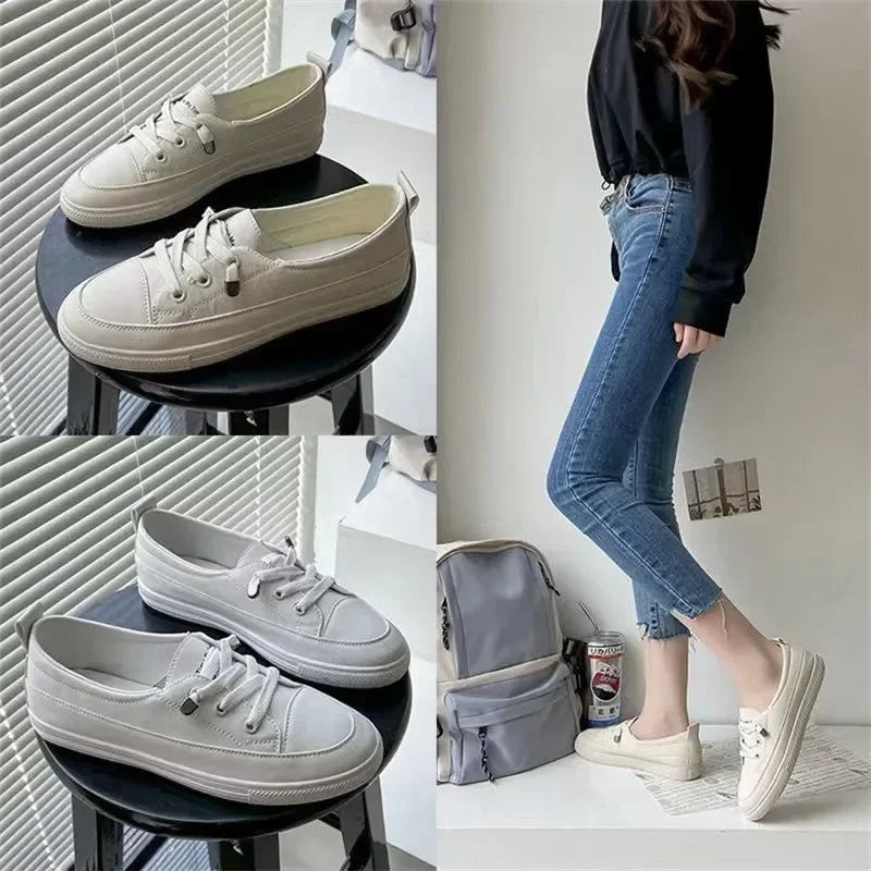 Tênis Feminino em Couro Legítimo Estilo Casual - Glenda