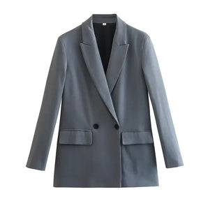 Blazer Feminino de Algodão Para o Inverno - Elgin