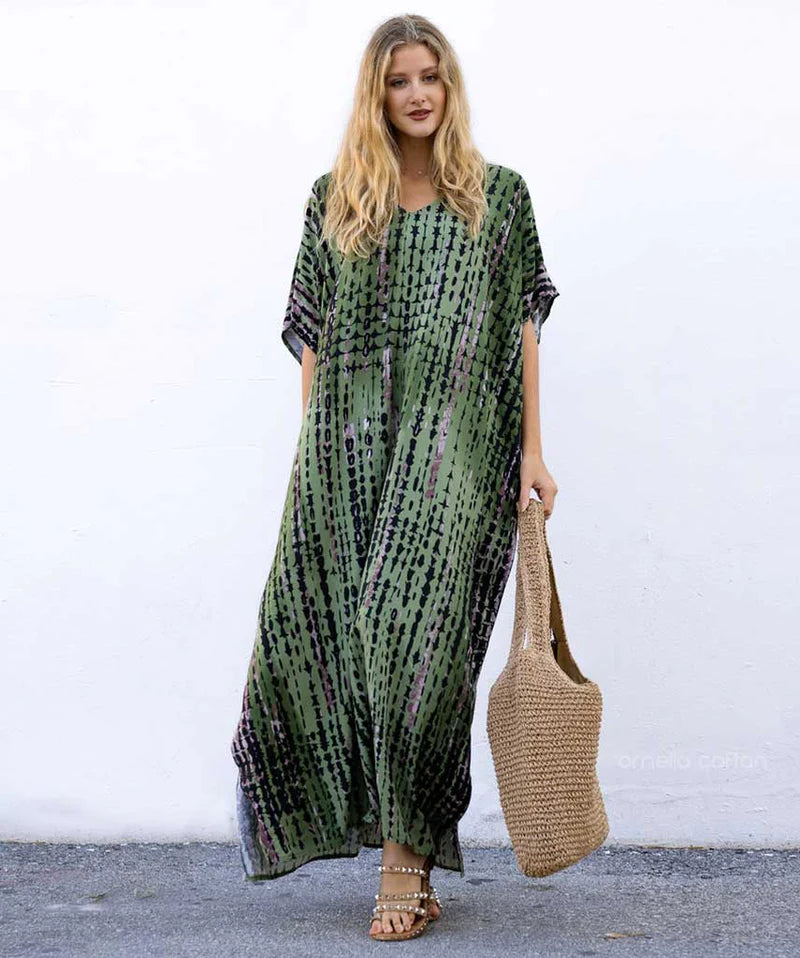 Vestido Feminino Soltinho e Fresquinho - Caftan