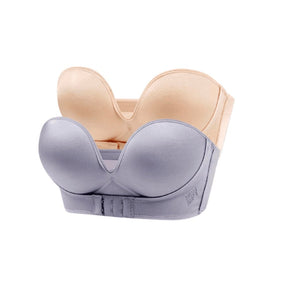 2 Unidades - EleveComfort - Confortável, Seguro e Lindo - LUV Mulher - ST001 - Compre 1 Leve 2 - EleveComfort - Confortável, Seguro e Lindo - P (40) - Cinza+Nude -