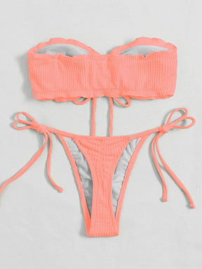 Biquíni BeachWear - LUV Mulher - PR017 - Biquíni BeachWear - Laranja - P -