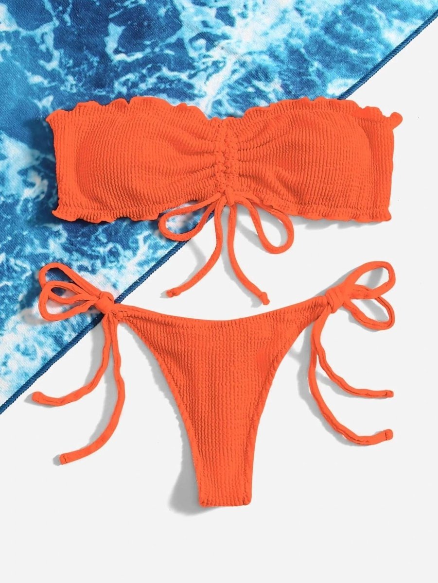 Biquíni BeachWear - LUV Mulher - PR017 - Biquíni BeachWear - Laranja - P -