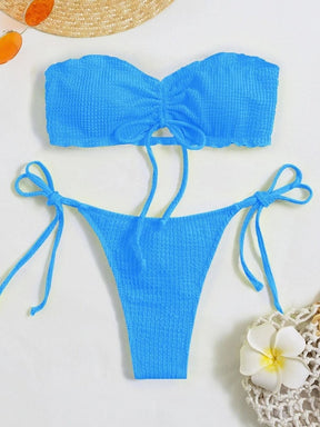 Biquíni BeachWear - LUV Mulher - PR017 - Biquíni BeachWear - Azul - P -