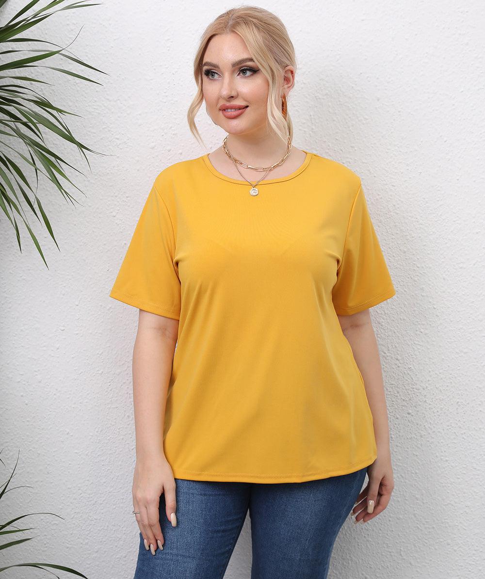 Blusa Knit - LUV Mulher - IV065 - Blusa Knit - Amarelo - XG -