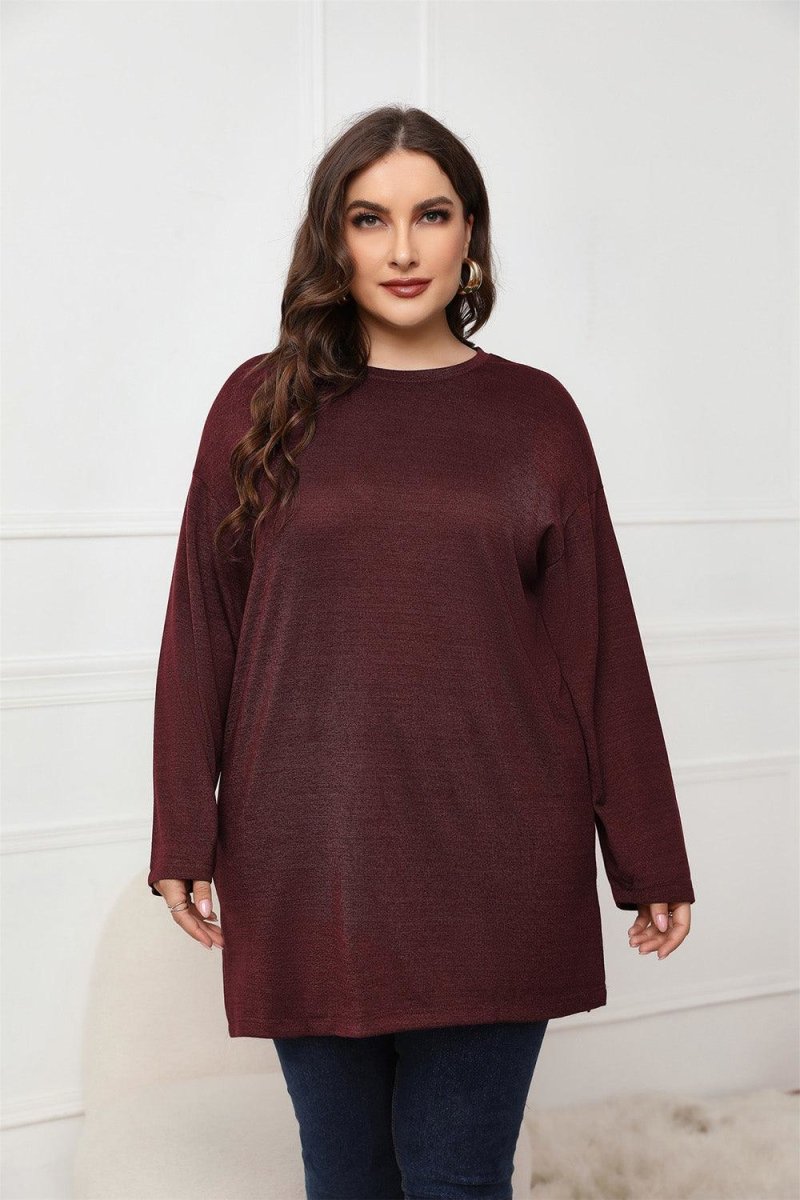 Blusa Maroon - LUV Mulher - IV071 - Blusa Maroon - Marrom - XG -