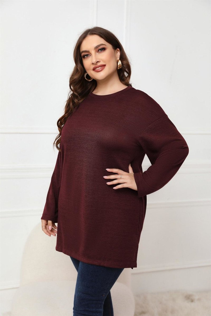 Blusa Maroon - LUV Mulher - IV071 - Blusa Maroon - Marrom - XG -