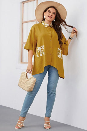 Blusa Turn - LUV Mulher - IV092 - Blusa Turn - Amarelo - XG -