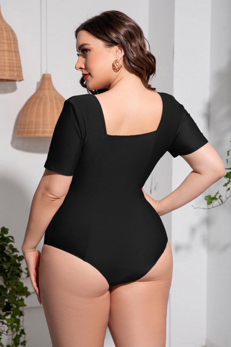 Body Nice - LUV Mulher - IV100 - Body Nice - Preto - 2XG -