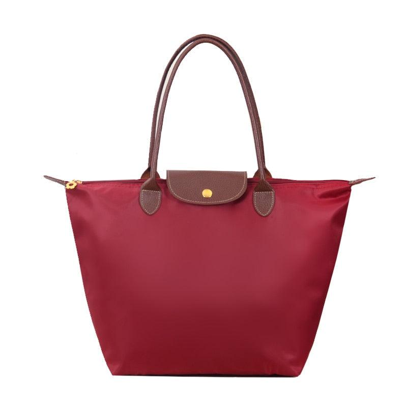 Bolsa Longchamp - Qualidade Premium Versátil e Espaçosa - LUV Mulher - BS003 - Bolsa - Long Champ - Vinho - P - 30cm -