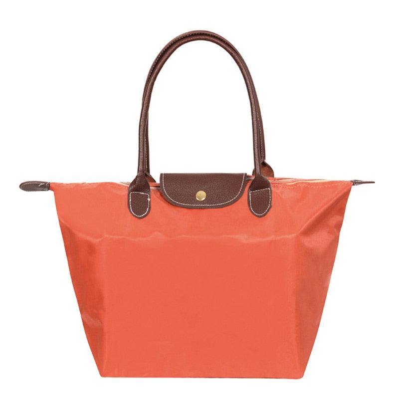 Bolsa Longchamp - Qualidade Premium Versátil e Espaçosa - LUV Mulher - BS003 - Bolsa - Long Champ - Laranja - P - 30cm -