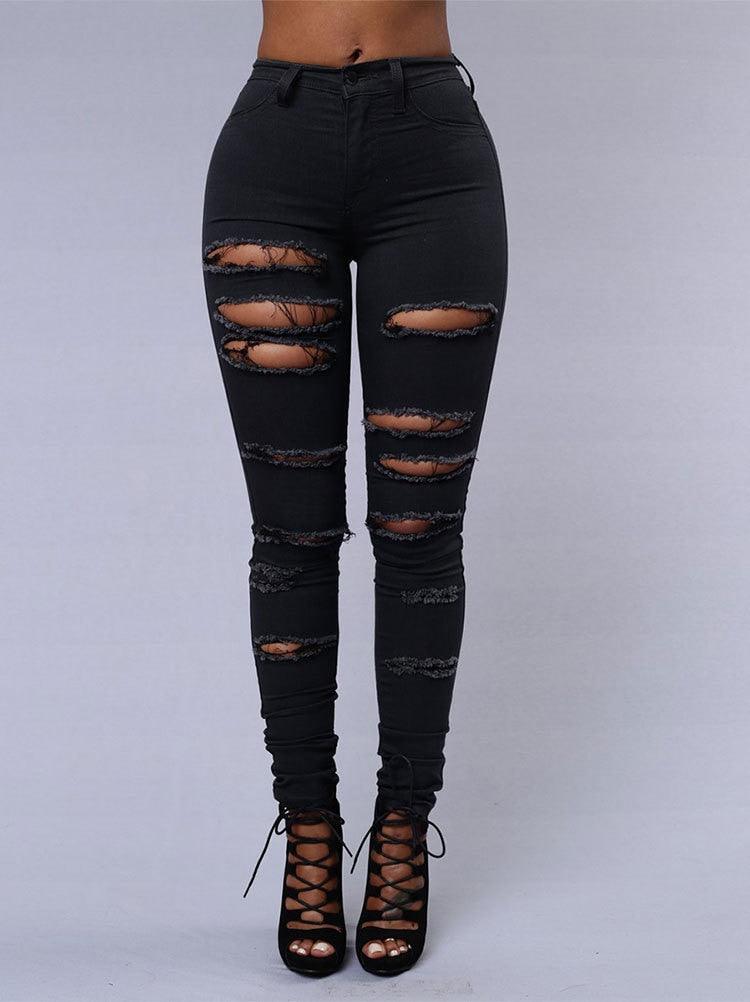 Calça Jeans Street - LUV Mulher - CL001 - Calça Jeans Street - Preto - P -