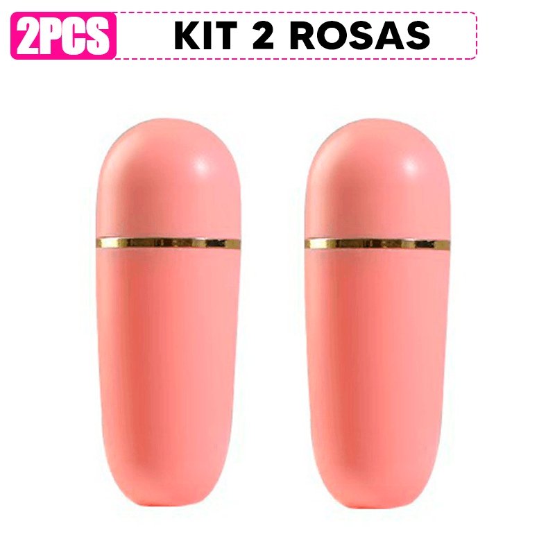 Face Roil - Rolo Anti Oleosidade Sua Make Perfeita o Dia Inteiro - LUV Mulher - SK012 - Face Roil - Rolo Anti Oleosidade Sua Make Perfeita o Dia Inteiro - KIT 2 Rosas - -