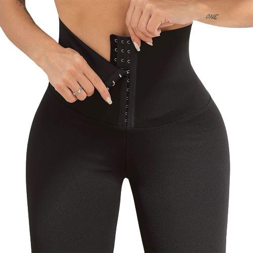 Legging Shaper - Modele sua Cintura e Reduz as Gordurinhas! - LUV Mulher - MD009 - Legging Shaper - Modele sua Cintura e Reduz as Gordurinhas! - Preto - P -