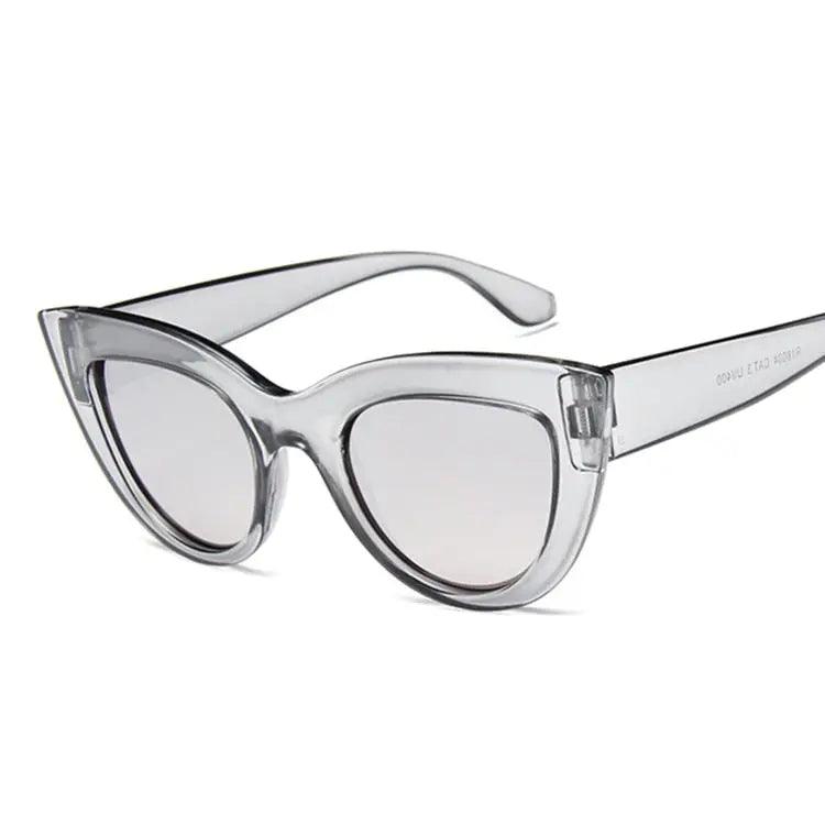 Óculos WomanCat - Luxuoso feito para você! - LUV Mulher - OL007 - Óculos WomanCat - Luxuoso feito para você! - Cinza - -