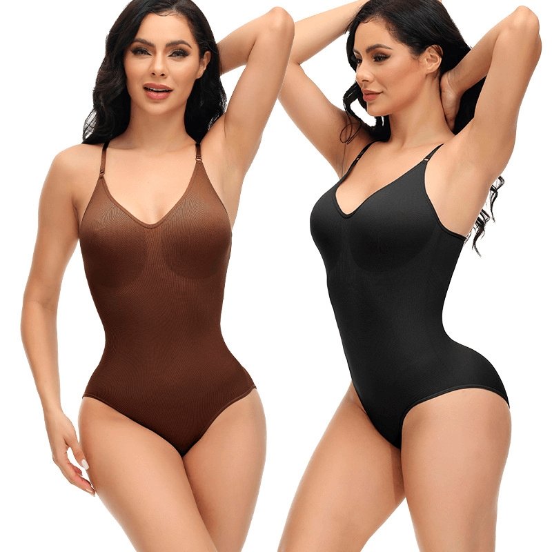 Perfect Shaper - Body Modelador Para o Dia a Dia - LUV Mulher - MD021 - Perfect Shaper - Body Modelador Para o Dia a Dia - Café+Preto - P -