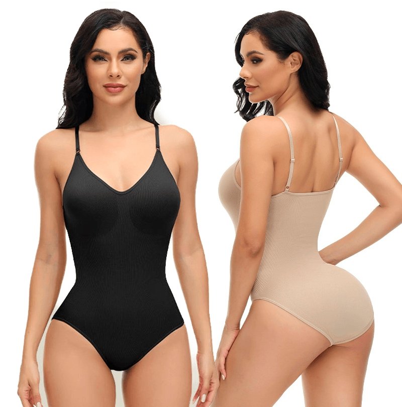 Perfect Shaper - Body Modelador Para o Dia a Dia - LUV Mulher - MD021 - Perfect Shaper - Body Modelador Para o Dia a Dia - Preto+Nude - P -