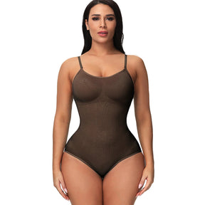 Perfect Shaper - Body Modelador Para o Dia a Dia - LUV Mulher - MD021 - Perfect Shaper - Body Modelador Para o Dia a Dia - Café - P -