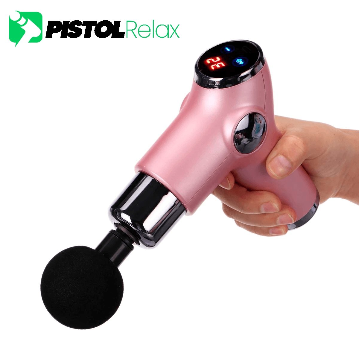 Pistola de Massagem - PistolRelax - LUV Mulher - FT018 - Pistola de Massagem - PistolRelax - Preto - -