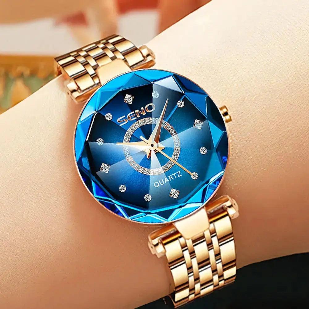 Relógio Diamante - LUV Mulher - RL002 - Relógio Diamante - Branco - -