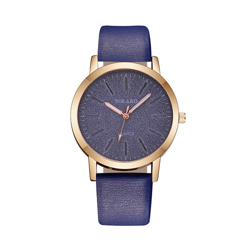 Relógio Yolako - Clássico e elegante para o seu dia a dia! - LUV Mulher - RL006 - Relógio Yolako - Clássico e elegante para o seu dia a dia! - Azul - -