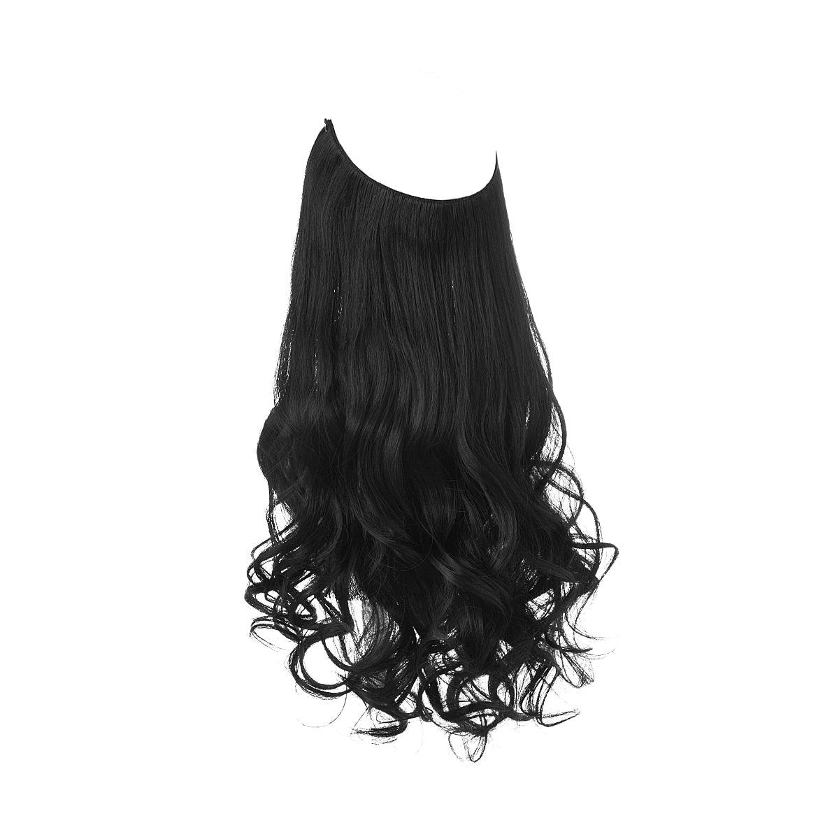 Secret Hair - Extensor de Cabelos - LUV Mulher - CB004 - Secret Hair - Extensor de Cabelos - Preto - 35 cm -
