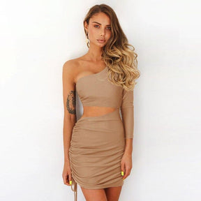 Vestido Laura - LUV Mulher - VD012 - Vestido Laura - Khaki - P -